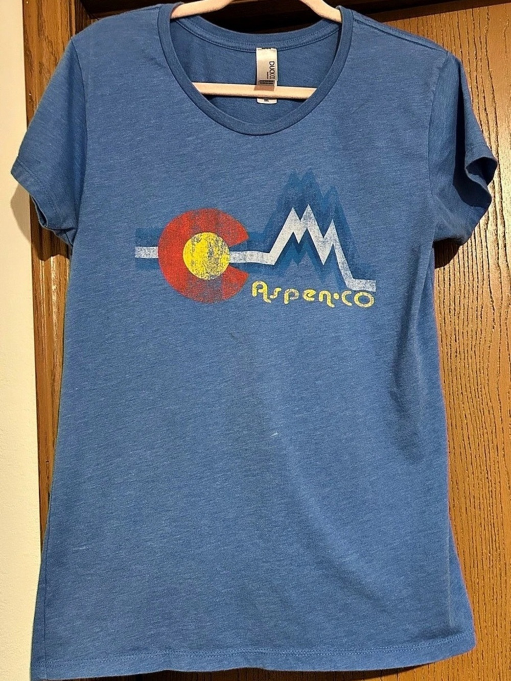 Duck Co Blue Short Sleeve Tee Size Youth XXL